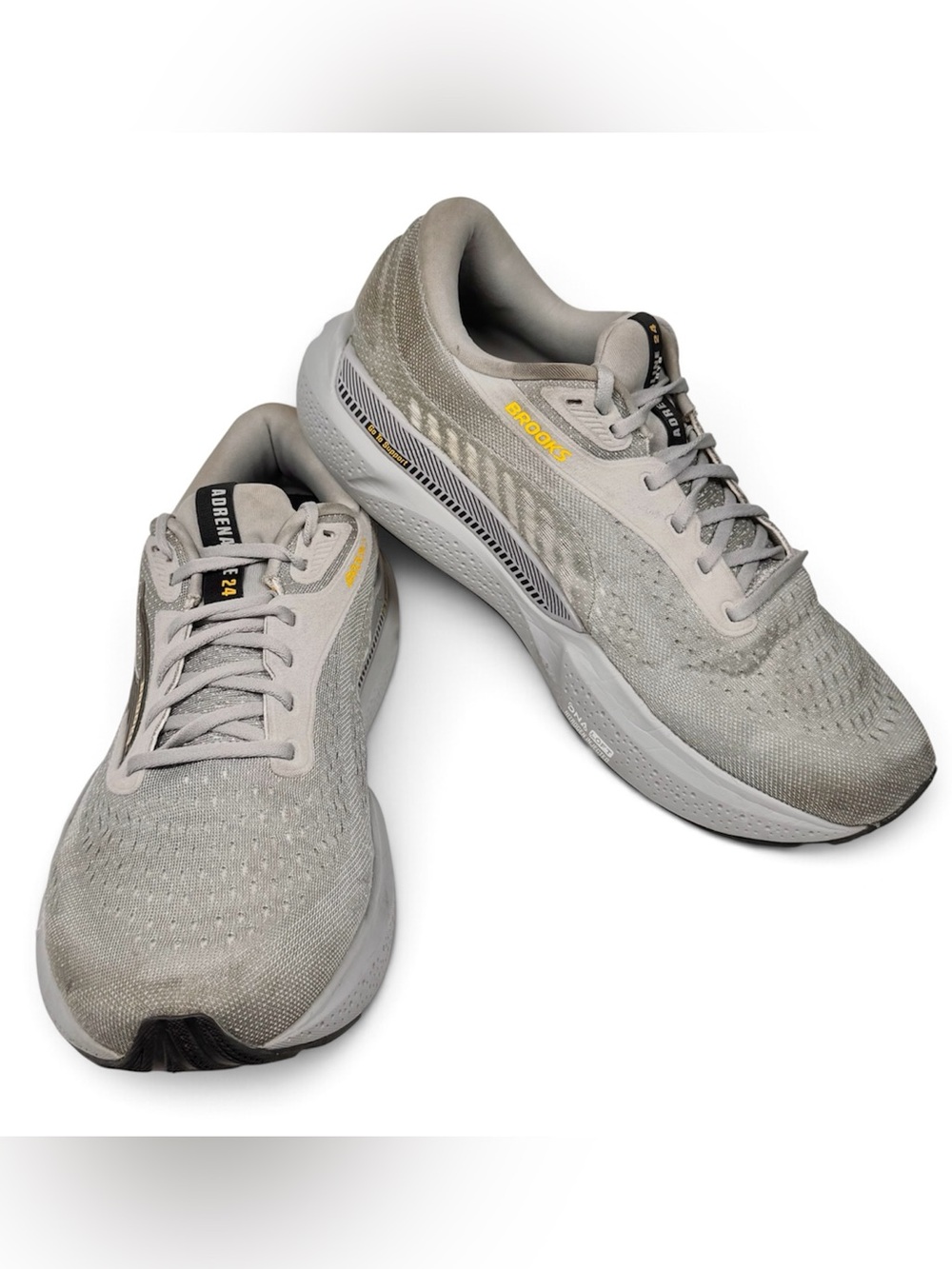 Brooks Adrenaline GTS 24 Mens 10.5 4E Extra Wide Gray Running Shoes 110437